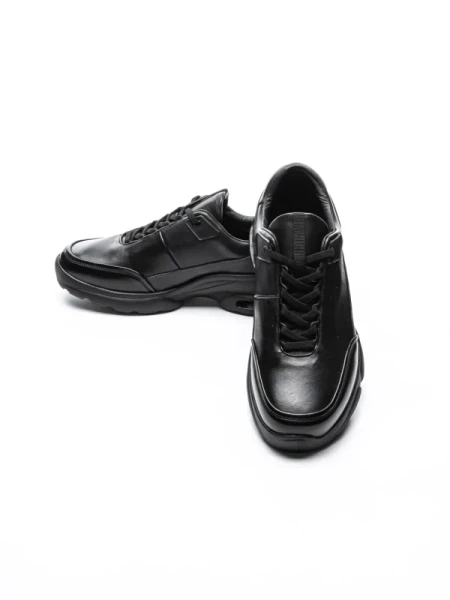 Pantofi Sport Barbati din piele naturala 5902 BLACK | ADVANCER