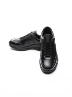 Pantofi Sport Barbati din piele naturala 5902 BLACK | ADVANCER