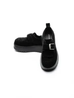 Pantofi Casual Dama din piele naturala 5005 BLACK | ADVANCER
