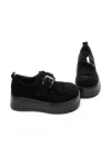 Pantofi Casual Dama din piele naturala 5005 BLACK | ADVANCER