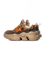 Pantofi Sport Dama din piele naturala HD37872 BROWN-ORANGE | ADVANCER