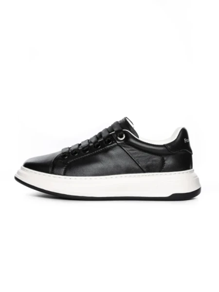Pantofi Sport Barbati din piele naturala 8632-1 BLACK | ADVANCER