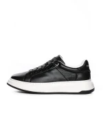 Pantofi Sport Barbati din piele naturala 8632-1 BLACK | ADVANCER