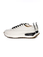 Pantofi Sport Dama din piele naturala BG08 CREAM-BLACK | ADVANCER