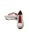 Pantofi Sport Dama din piele naturala BG08 CREAM-RED | ADVANCER
