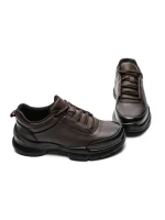 Pantofi Sport Barbati din piele naturala 39600 COFFEE | ADVANCER