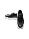 Mocasini Barbati 5NXE56 BLACK-WHITE | EXCENTRIC SHOES