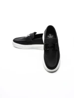 Mocasini Barbati 5NXE55 BLACK-WHITE | EXCENTRIC SHOES
