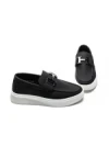 Mocasini Barbati 5NXE55 BLACK-WHITE | EXCENTRIC SHOES
