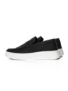 Mocasini Barbati 5NXE55 BLACK-WHITE | EXCENTRIC SHOES
