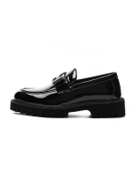 Mocasini Barbati din piele naturala 5NXE25 BLACK | PANTOFUL