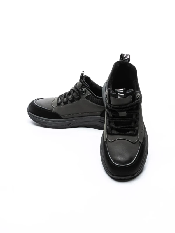 Pantofi Sport Barbati din piele naturala E90002 GREY | ADVANCER