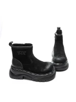 Ghete Dama din piele naturala 10551-2 BLACK | ADVANCER