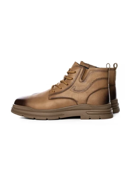 Ghete Barbati din piele naturala 806005 KHAKI | ADVANCER