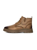 Ghete Barbati din piele naturala 806005 KHAKI | ADVANCER