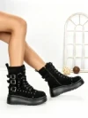 Ghete Dama cu Platforma 6ZP6 BLACK | MEI