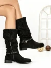 Ghete Dama 6AH25 BLACK | MEI