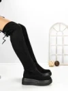 Cizme Dama cu Platforma 68WL28 BLACK | MEI