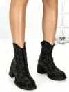 Ghete Dama 67WL13 BLACK-GUN | MEI
