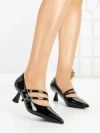 Pantofi Stiletto 77-579 BLACK | CM