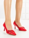 Pantofi Stiletto 77-542 RED | CM
