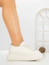 Pantofi Sport Dama din piele naturala 227802 WHITE | FRANCO GERARDO