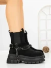 Ghete Dama cu Platforma 66WL33 BLACK | MEI