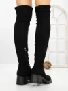 Cizme Dama cu Toc 67WL22 BLACK | MEI