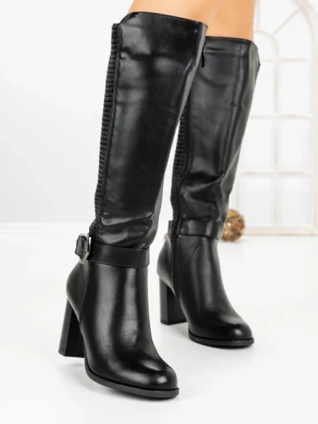 Cizme Dama cu Toc 78-2 BLACK | VIVIRICH