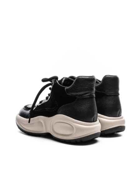 Ghete Dama din piele naturala 10875 BLACK | FRANCO GERARDO
