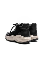 Ghete Dama din piele naturala 10875 BLACK | FRANCO GERARDO