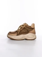 Ghete Dama din piele naturala 10875 KHAKI | FRANCO GERARDO