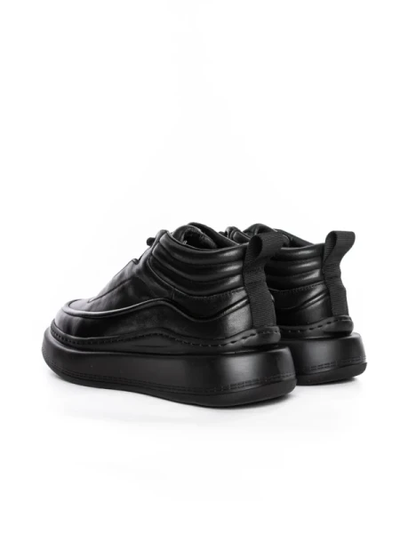 Ghete Barbati din piele naturala 5788 BLACK | ADVANCER