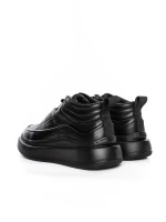 Ghete Barbati din piele naturala 5788 BLACK | ADVANCER