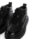 Ghete Barbati din piele naturala 5788 BLACK | ADVANCER