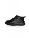 Ghete Barbati din piele naturala 5788 BLACK | ADVANCER