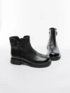 Ghete Dama din piele naturala 8791 BLACK | ADVANCER
