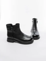 Ghete Dama din piele naturala 8791 BLACK | ADVANCER