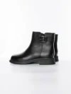 Ghete Dama din piele naturala 8791 BLACK | ADVANCER