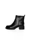 Ghete Dama din piele naturala 3216 BLACK | ADVANCER