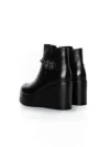 Ghete Dama cu Platforma K151-255 BLACK | ADVANCER