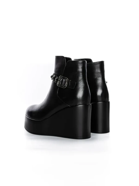 Ghete Dama cu Platforma K151-255 BLACK | ADVANCER