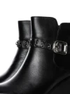 Ghete Dama cu Platforma K151-255 BLACK | ADVANCER