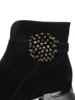 Ghete Dama din piele naturala K192-259R BLACK | ADVANCER