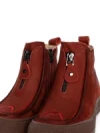 Ghete Dama din piele naturala 259 RED | ADVANCER