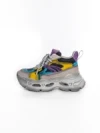 Pantofi Sport Dama din piele naturala HY6398 DARK GREY-PURPLE | ADVANCER