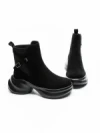 Ghete Dama din piele naturala 23-2643-3 BLACK | ADVANCER