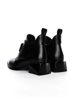 Ghete Dama din piele naturala 23-1987-1 BLACK | ADVANCER