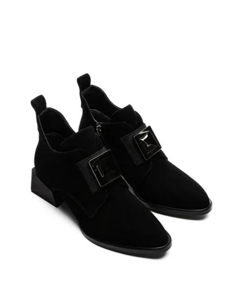 Ghete Dama din piele naturala 23-1987-1R BLACK | ADVANCER