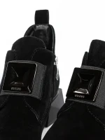 Ghete Dama din piele naturala 23-1987-1R BLACK | ADVANCER